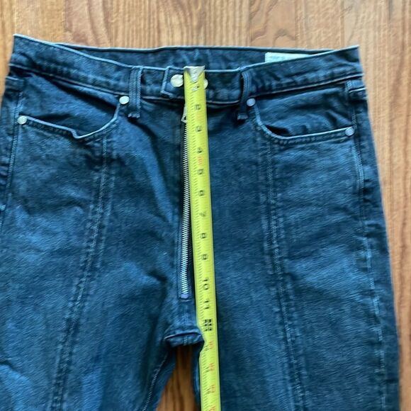 rag & bone Iver Jeans in Black Bain Women’s Sz 32 - Picture 7 of 16